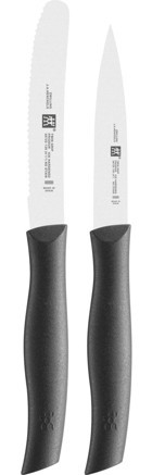 Zwilling Twin Grip Plastik Paslanmaz Çelik 2 Parça Meyve-Sebze Bıçağı Seti