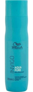 Wella Professionals Invigo Aqua Pure Düz Saçlar İçin Kremsiz Şampuan Unisex Şampuanı 250 ml