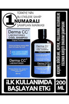 Derma CC Onarıcı Düz Saçlar İçin Kremsiz Şampuan Unisex Şampuanı 200 ml