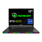 Monster SEMRUK S7 V9.2.1 Harici GeForce RTX 4070 Intel Core i9 13950HX 32 GB DDR5 1 TB SSD 17 inç QHD Windows 11 Pro Gaming Laptop