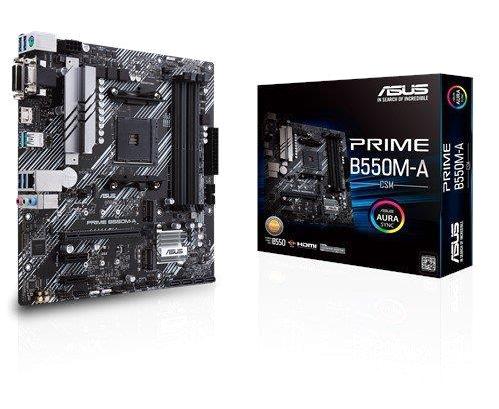 Asus Prime B550M-A/CSM AMD B550 4600 MHz (OC) DDR4 Soket AM4 mATX Anakart