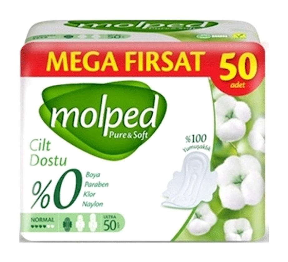 Molped Pure&Soft Organik Antialerjik İnce Hijyenik Ped 12 Adet