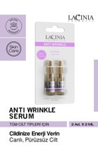 Lacinia Anti Wrinkle Canlandırıcı Yaşlanma Karşıtı Kırışıklık Karşıtı Ampul Yüz Serumu 2x2 ml