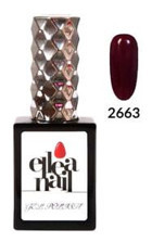 Ellea Nail 2663 Bordo Parlak Kalıcı Oje