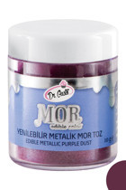 Dr. Gusto Metalik Mor Toz Gıda Boyası 10 gr