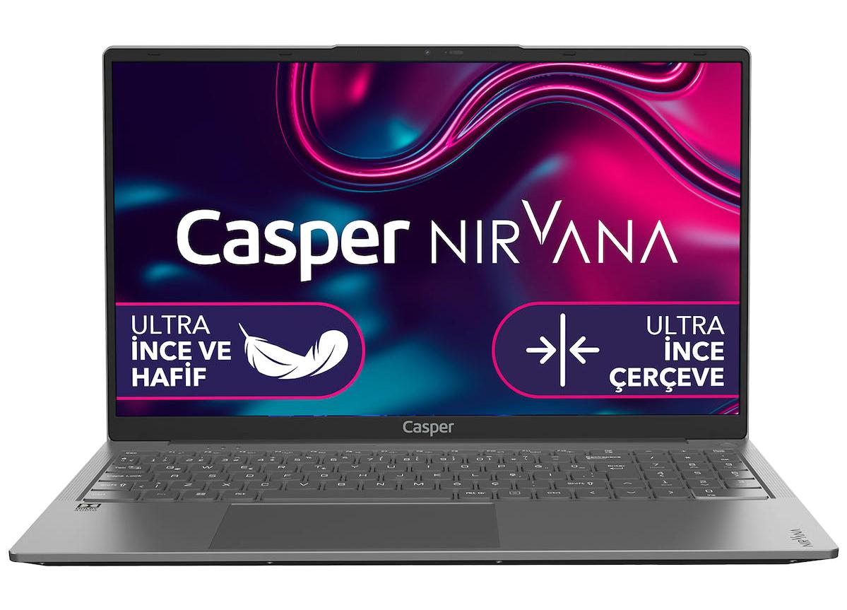 Casper Nirvana X600.1235-DF00R-G-F Dahili Intel Iris Xe Graphics Eligible Intel Core i5 1235U 32 GB Ram 1 TB SSD 15.6 inç Full HD Windows 11 Pro Laptop