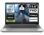 HP 250 G9 6Q8M6ES05 Harici GeForce MX550 Intel Core i5 1235U 32 GB Ram 1 TB SSD 15.6 inç Full HD FreeDos Laptop