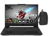 Asus TUF Gaming A157735HS LP05307 Harici GeForce RTX 4050 AMD Ryzen 7 7735HS 64 GB DDR5 Ram 512 GB SSD 15.6 inç Full HD FreeDos Oyuncu Laptop + Zetta Çanta