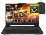 Asus TUF Gaming A15 FA506NC-HN05841 Harici GeForce RTX 3050 AMD Ryzen 5 7535HS 64 GB DDR5 Ram 512 GB SSD 15.6 inç Full HD Windows 11 Pro Oyuncu Laptop + Zetta Çanta