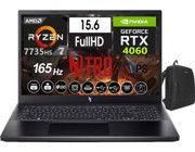 Acer Nitro 5 15 ANV15-41 NHQSFEY00309 Harici GeForce RTX 4060 AMD Ryzen 7 7735HS 64 GB DDR5 Ram 512 GB SSD 15.6 inç Full HD FreeDos Oyuncu Laptop + WeblegelsinÇanta