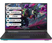 Asus ROG Strix Scar 18 G834JYR-N6100 Harici GeForce RTX 4090 Intel Core i9 14900HX 32 GB Ram 2 TB SSD 18 inç QHD FreeDos Oyuncu Laptop