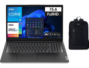 Lenovo V15 Gen 3 Dahili Intel Iris Xe Graphics Eligible Intel Core i5 1235U 24 GB Ram 2 TB SSD 15.6 inç Full HD FreeDos Laptop + Boz Çanta