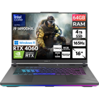 Asus ROG Strix G16 G614JVR-N3095 BT49 Harici GeForce RTX 4060 Intel Core i9 14900HX 64 GB Ram 4 TB SSD 16 inç Full HD Windows 11 Home Oyuncu Laptop