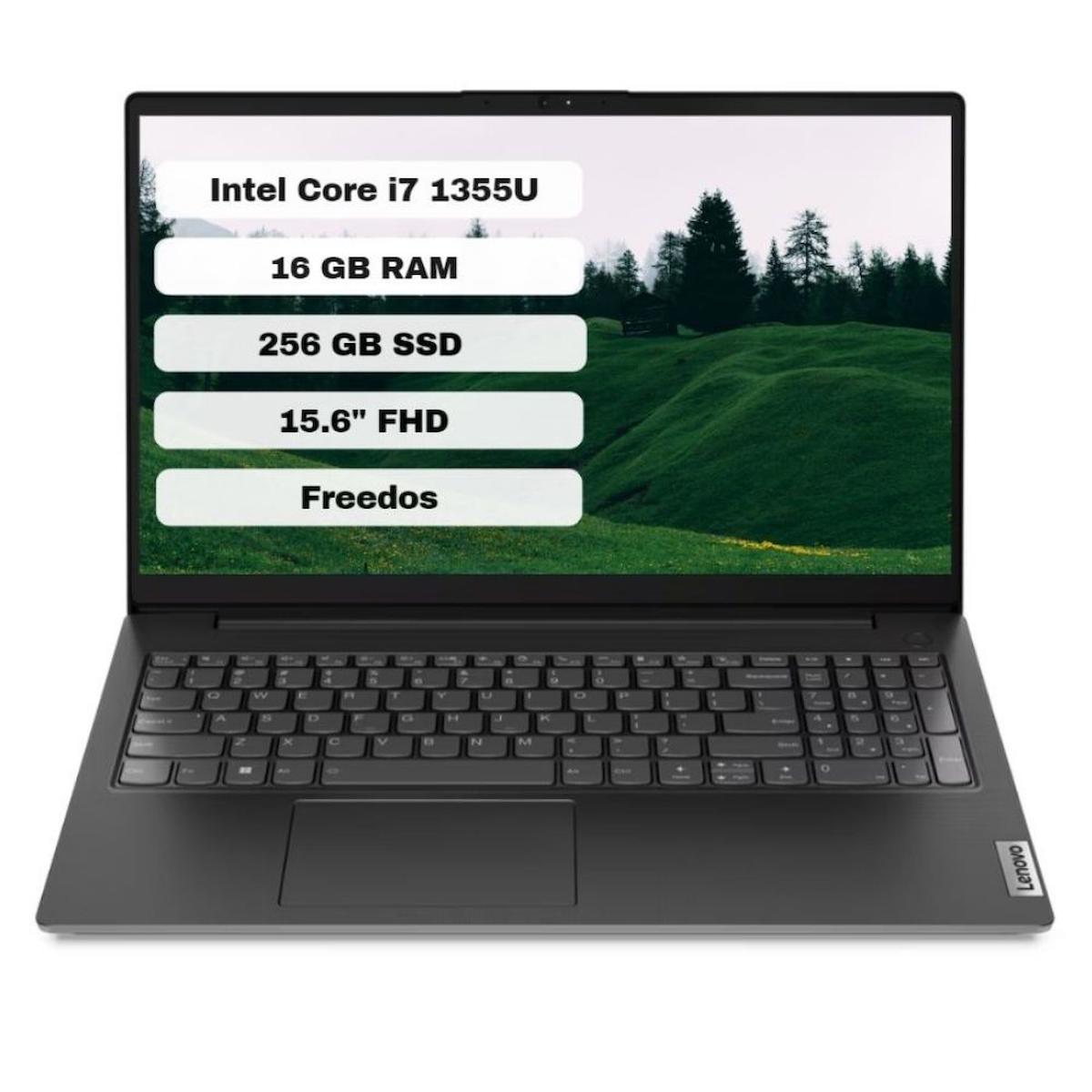 Lenovo V15 Gen 4 LAH 83A1003NTX Dahili Intel Iris Xe Graphics Eligible Intel Core i7 1355U 8 GB Ram 256 GB SSD 15.6 inç Full HD FreeDos Laptop