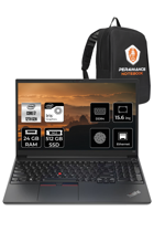 Lenovo E15 21E6006YTX Dahili Intel Iris Xe Graphics Eligible Intel Core i7 1255U 24 GB Ram 512 GB SSD 15.6 inç Full HD FreeDos Laptop + Çanta