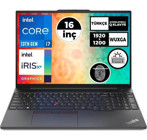 Lenovo Thinkpad E16 Gen 1 21JN0007TX006 Dahili Intel Iris Xe Graphics Eligible Intel Core i7 1355U 40 GB Ram 2 TB SSD 16 inç Full HD FreeDos Laptop