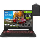 Asus TUF Gaming F15 FX507VU-LP25847 Harici GeForce RTX 4050 Intel Core i7 13620H 96 GB DDR5 Ram 2 TB SSD 15.6 inç Full HD Windows 11 Pro Oyuncu Laptop + WeblegelsinÇanta