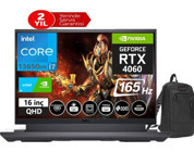 Dell Gaming G16 7630 DG16763000527 Harici GeForce RTX 4060 Intel Core i7 13650HX 96 GB DDR5 Ram 2 TB SSD 16 inç QHD Windows 11 Pro Oyuncu Laptop + WeblegelsinÇanta