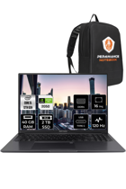 Asus Vivobook 16X K3605ZF N1159 Harici GeForce RTX 2050 Intel Core i5 12450H 40 GB Ram 2 TB SSD 16 inç Full HD FreeDos Oyuncu Laptop + PER4 Çanta