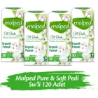 Molped Pure Soft Organik 5 Adet 120'li Normal Günlük Ped