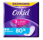 Orkid Organik 2 Adet 80'li Normal Günlük Ped