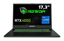 Monster Abra A7 V15.2.5 Harici GeForce RTX 4050 Intel Core i7 12700H 32 GB Ram 1 TB SSD 17.3 inç Full HD Windows 11 Home Oyuncu Laptop