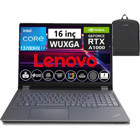 Lenovo Thinkpad P16 Gen 2 21FA000ETXW22 Harici GeForce RTX A1000 Intel Core i7 13700HX 64 GB DDR5 Ram 512 GB SSD 16 inç Full HD Windows 11 Pro Oyuncu Laptop + WeblegelsinÇanta