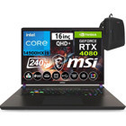 MSI Vector 16 HX A14VHG-497XTRW60 Harici GeForce RTX 4080 Intel Core i9 14900HX 96 GB DDR5 Ram 4 TB SSD 16 inç QHD Windows 11 Pro Oyuncu Laptop + WeblegelsinÇanta