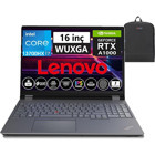 Lenovo Thinkpad P16 Gen 2 21FA000ETXW47 Harici GeForce RTX A1000 Intel Core i7 13700HX 192 GB DDR5 Ram 2 TB SSD 16 inç Full HD Windows 11 Pro Oyuncu Laptop + WeblegelsinÇanta