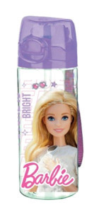 Wiggle Barbie Pipetli Lila Okul Çocuk Matara 500 ml