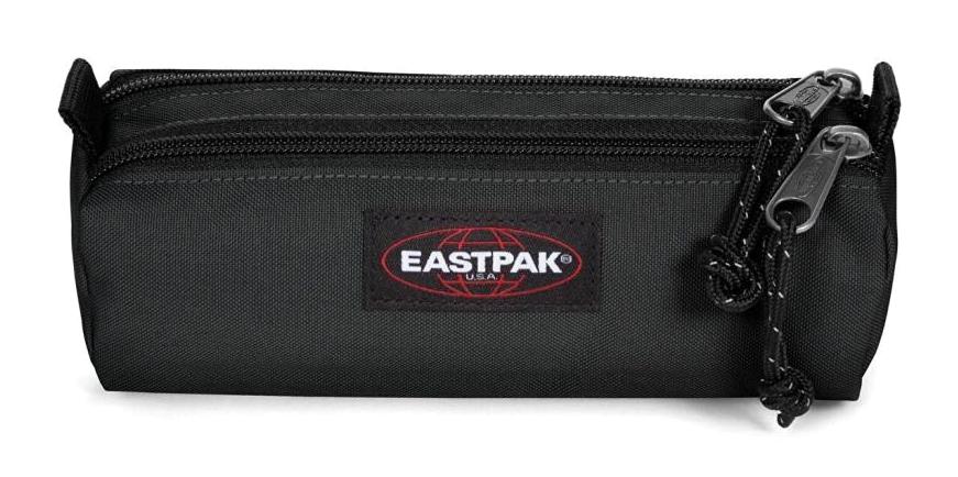 Eastpak Double Benchmark EK0A5B92008 Siyah Düz Bez Bölmeli Çift Gözlü Dikdörtgen Cüzdan Kalemlik