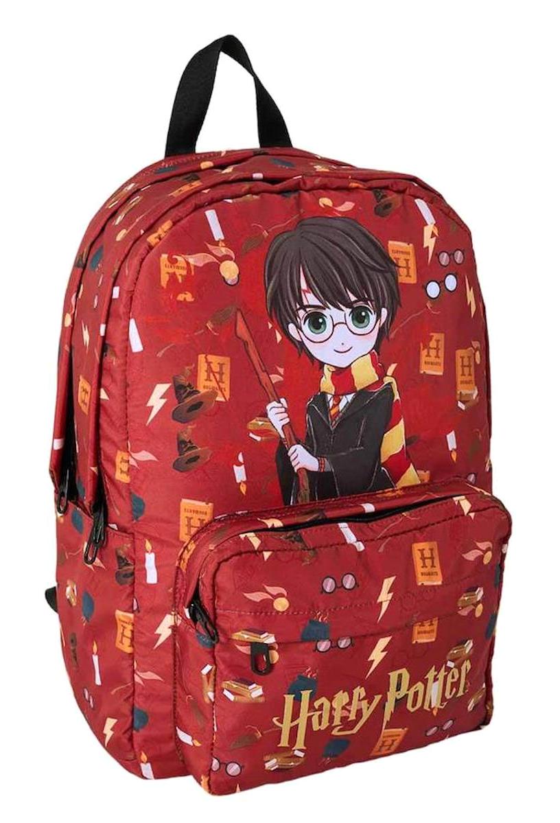 Celonia 2097 Harry Potter 4 Gözlü Kırmızı İlkokul Unisex Sırt Çantası