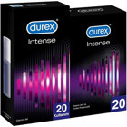 Durex Intense Tırtıklı Prezervatif 20'li+ Durex Intense Uyarıcı Jel 10 ml