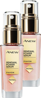 Avon Anew Renewal Power Kolajenli Yüz Dolgunlaştıran Canlandırıcı Kırışıklık Karşıtı Gündüz Gece Yüz Serumu 2x30 ml