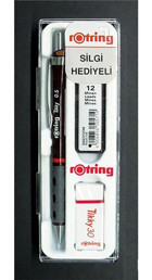 Rotring Tikky Silgili Plastik Metalik Bordo 0.5 mm Uçlu Versatil Kalem Seti