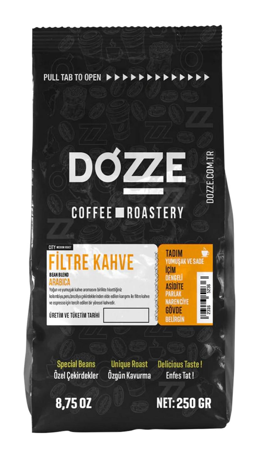 Dozze Sade Arabica Öğütülmüş Filtre Kahve 250 gr