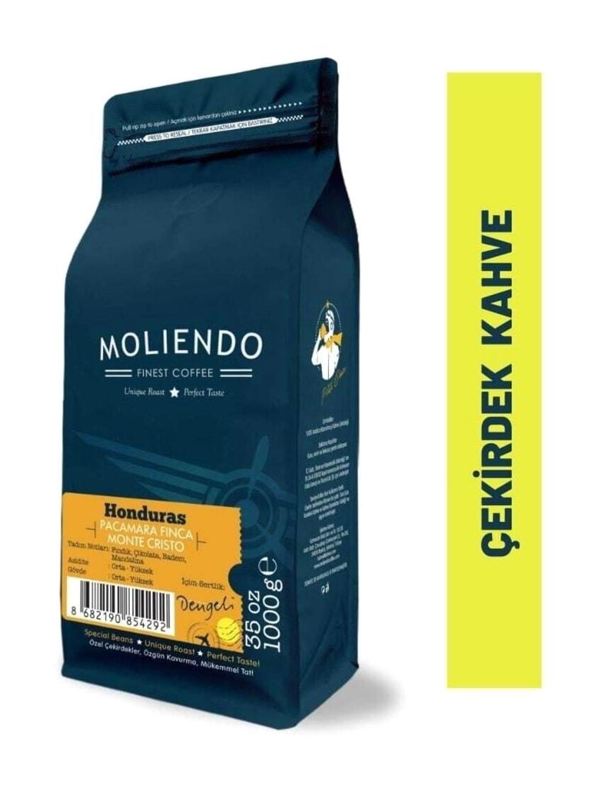 Moliendo Kavrulmuş Badem Aromalı Honduras Arabica Çekirdek Filtre Kahve 1 kg