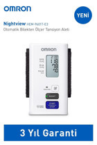 Omron Nightview 1 Kullanıcı 350 Ölçüm Hafızalı Dijital Bilekten Tam Otomatik Tansiyon Aleti