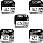 Maxell 377 SR626SW 1.55 V Düğme Pil 5'li