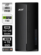 Acer Aspire DT.BHUEM.004 Harici GeForce GT 730 4 GB Intel Core i3 12100 40 GB Ram 4 TB SSD Tower Windows 11 Home Masaüstü Bilgisayar + PER4 BELLEK