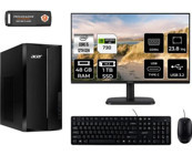 Acer Aspire TC1760 DTBHUEM005MNT2343 Harici GeForce GT 730 4 GB Intel Core i5 12400 48 GB Ram 1 TB SSD Tower FreeDos 23.8 inç Monitörlü Masaüstü Bilgisayar + PER4 BELLEK