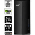 Acer Aspire TC1760 DTBHUEM004P360 Harici GeForce GT 1030 Intel Core i3 12100 12 GB Ram 4 TB SSD Tower Windows 11 Home Masaüstü Bilgisayar + PER4 BELLEK