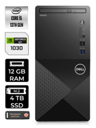 Dell Vostro 3020 N2046VDT3020MTU Harici GeForce GT 1030 Intel Core i5 13400 12 GB Ram 4 TB SSD Tower Windows 11 Pro Masaüstü Bilgisayar + PER4 BELLEK