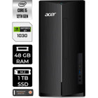 Acer Aspire TC1760 DTBHUEM005P343 Harici GeForce GT 1030 Intel Core i5 12400 48 GB Ram 1 TB SSD Tower FreeDos Masaüstü Bilgisayar + PER4 BELLEK