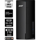 Acer Aspire TC1760 DTBHUEM005P399 Harici Radeon RX 550 Intel Core i5 12400 64 GB Ram 2 TB SSD Tower Windows 11 Home Masaüstü Bilgisayar + PER4 BELLEK