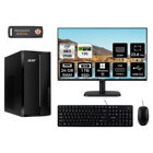 Acer Aspire TC1760 DT.BHUEM.004 Harici GeForce GT 730 4 GB Intel Core i3 12100 24 GB Ram 1 TB SSD Tower Windows 11 Pro 23.8 inç Monitörlü Masaüstü Bilgisayar