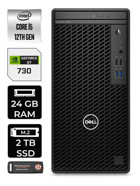 Dell OptiPlex N010O3000MTAC Harici GeForce GT 730 4 GB Intel Core i5 12500 24 GB Ram 2 TB SSD Tower FreeDos Masaüstü Bilgisayar + PER4 BELLEK