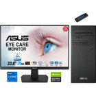 Asus F1S500TE-I7161TBB0D59 Harici GeForce GTX 1650 Intel Core i7 13700 64 GB Ram 2 TB SSD Tower Windows 11 Pro 23.8 inç Monitörlü Masaüstü Bilgisayar + Zetta Flash Bellek