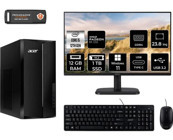 Acer Aspire TC1760 DTBHUEM005MNT1408 Harici Radeon RX 550 Intel Core i5 12400 12 GB Ram 1 TB SSD Tower Windows 11 Pro 23.8 inç Monitörlü Masaüstü Bilgisayar + PER4 BELLEK