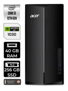 Acer Aspire DT.BHUEM.004 Harici GeForce GT 1030 Intel Core i3 12100 40 GB Ram 256 GB SSD Tower FreeDos Masaüstü Bilgisayar + PER4 BELLEK